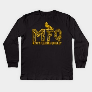 MFQ - Misty F Quigley - Wood Kids Long Sleeve T-Shirt